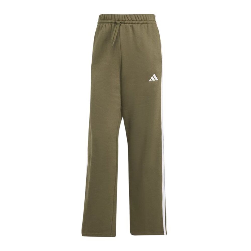 Adidas Womens/Ladies Essential French Terry 3 Stripes Sweatpants / Olive